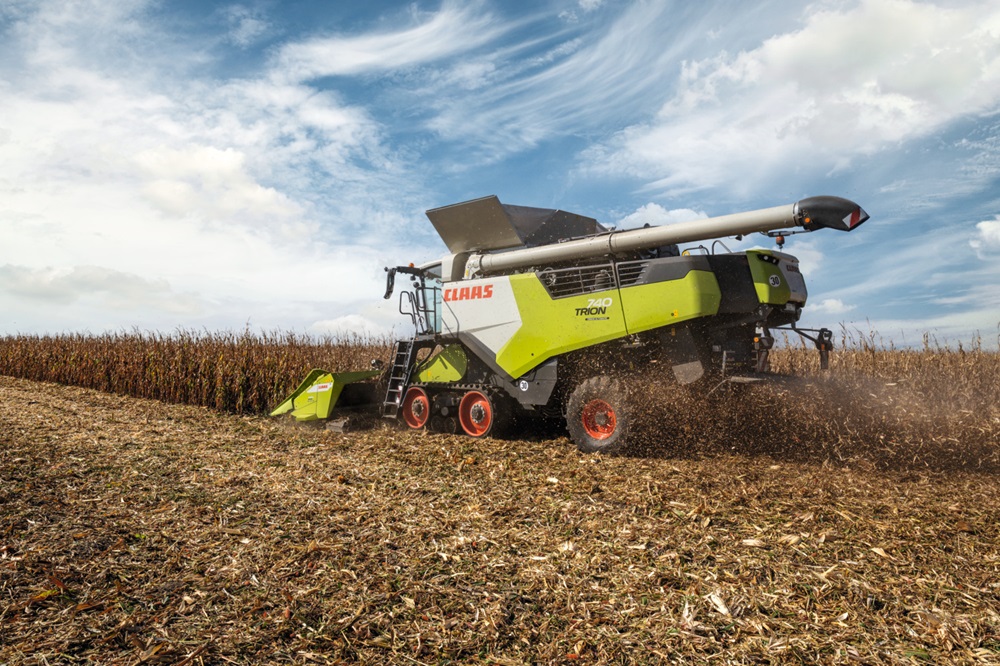 Claas Trion 740: een compacte hybride maaidorser met 435 pk vermogen